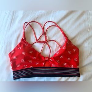 Lorna Jane Orange Sports Bra, size M